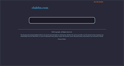 Desktop Screenshot of clubfm.com